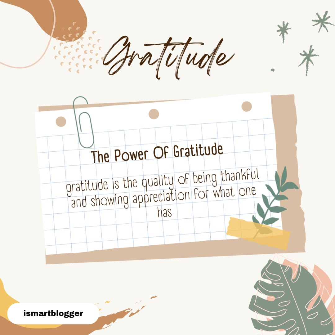 Gratitude in Life