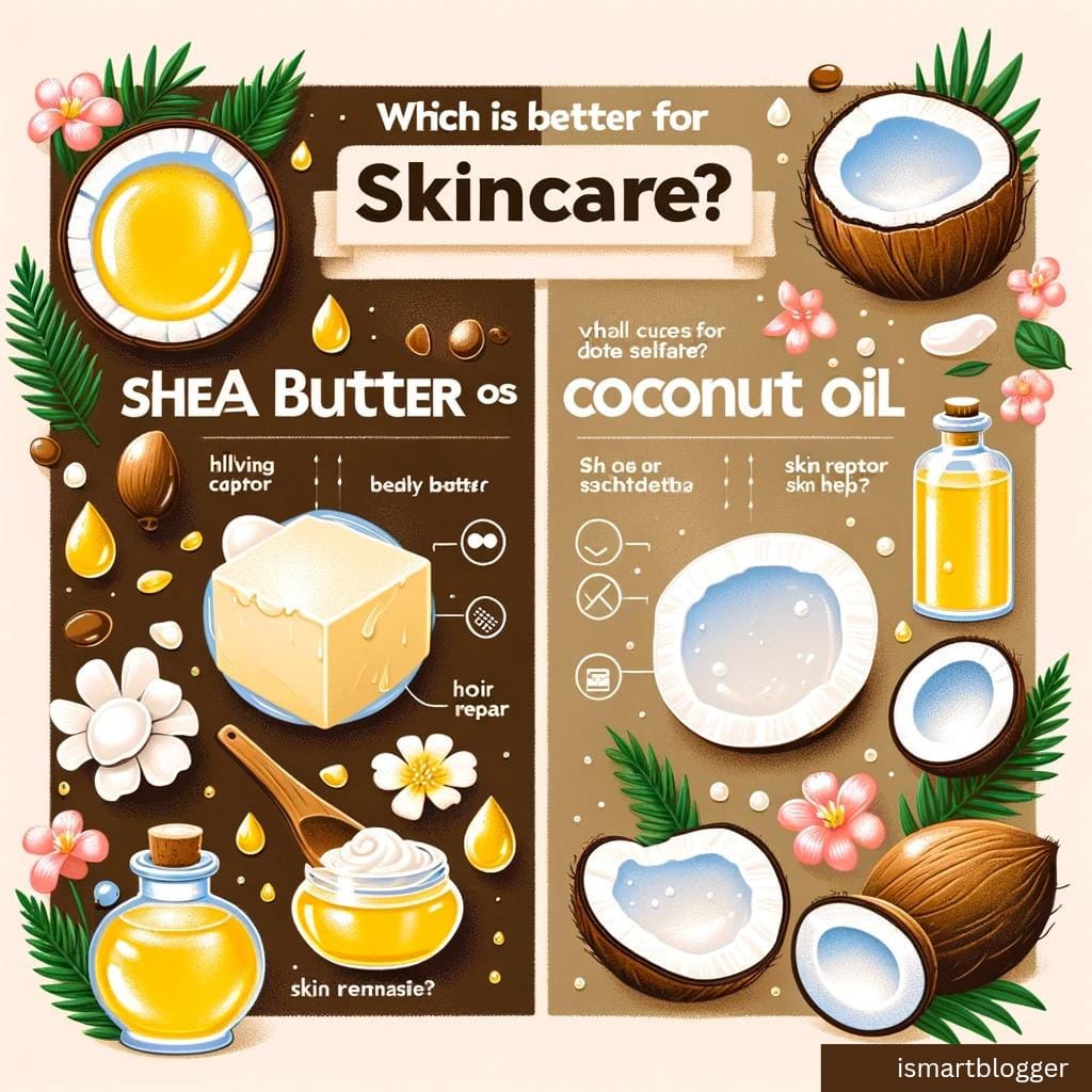 Which is better for skincare, shea butter or coconut oil